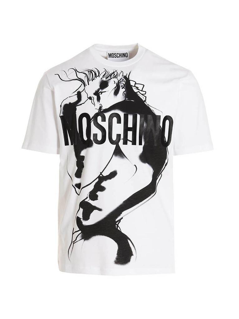 商品Moschino|Maxi print T-shirt,价格¥1419,第1张图片