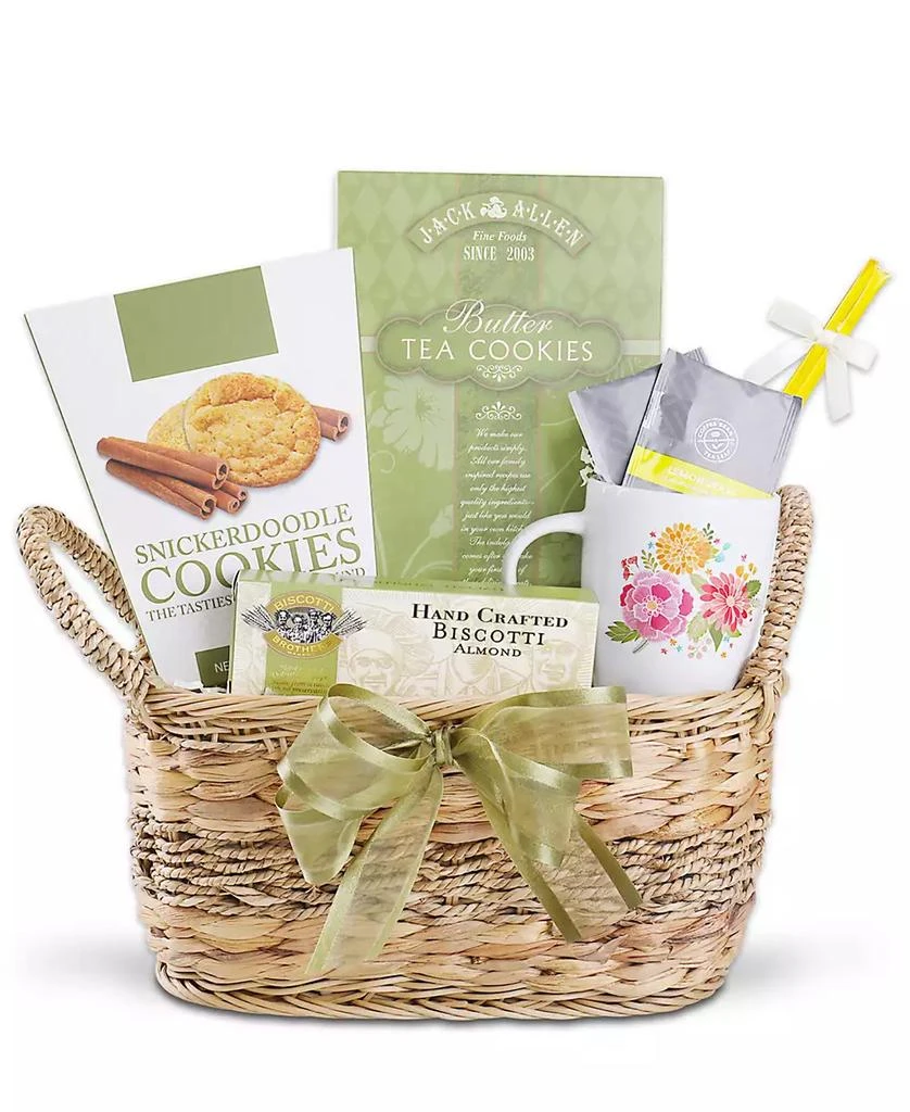 商品Alder Creek Gift Baskets|Tea Time Wicker Holiday Gift Basket,价格¥300,第2张图片详细描述