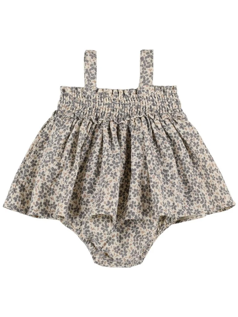 商品QUINCY MAE|Organic Cotton Gauze Top & Diaper Cover,价格¥238,第1张图片