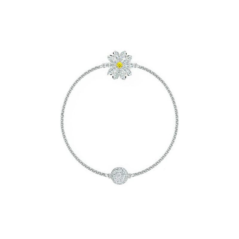 商品Swarovski|施华洛世奇 | 2020新款 SWAROVSKI Remix Flower Strand White Bracelet - L Size #5535299,价格¥392,第1张图片