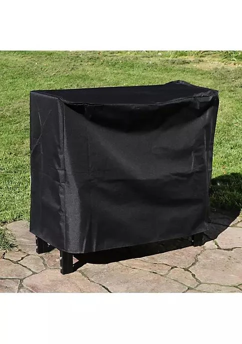 商品belk|Decor 2 Ft Weather Resistant Pvc Firewood Log Rack Cover   Black,价格¥285,第1张图片