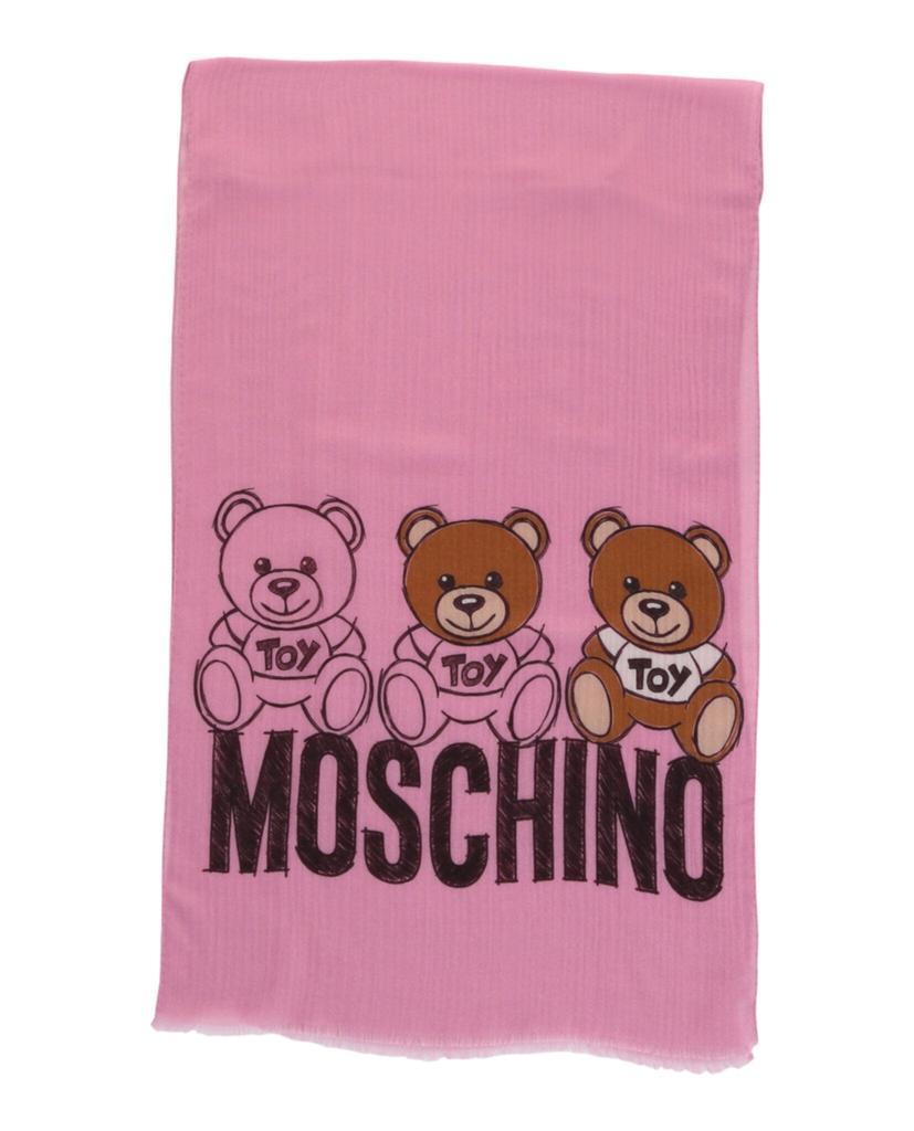 商品Moschino|Teddy Bear Logo Scarf,价格¥581,第1张图片
