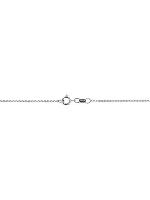 商品Oradina|10K White Solid Gold Rimini Rolo Chain,价格¥1439,第4张图片详细描述