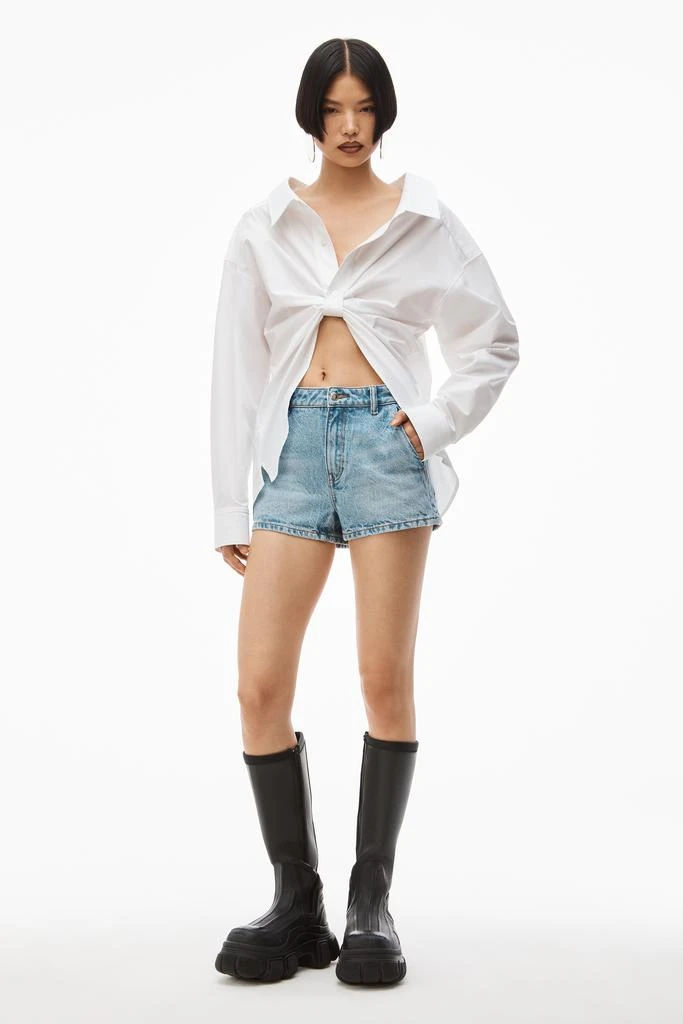 商品Alexander Wang|SHORTY HIGH-RISE SHORT IN DENIM,价格¥983,第2张图片详细描述