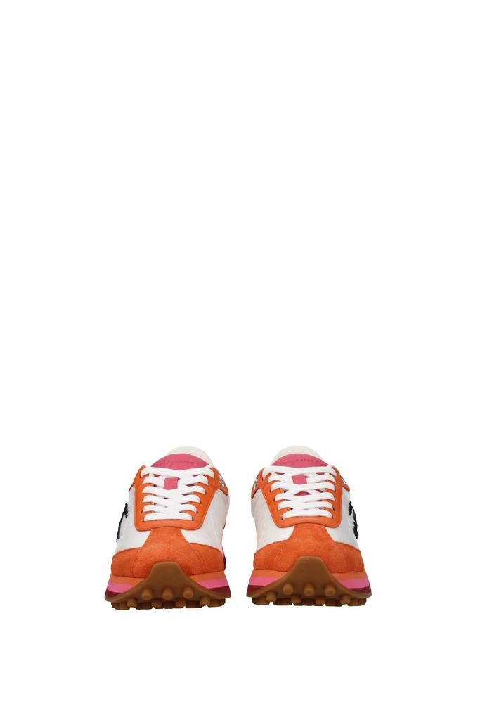 商品Salvatore Ferragamo|Sneakers iggy Fabric White Orange,价格¥2833,第3张图片详细描述