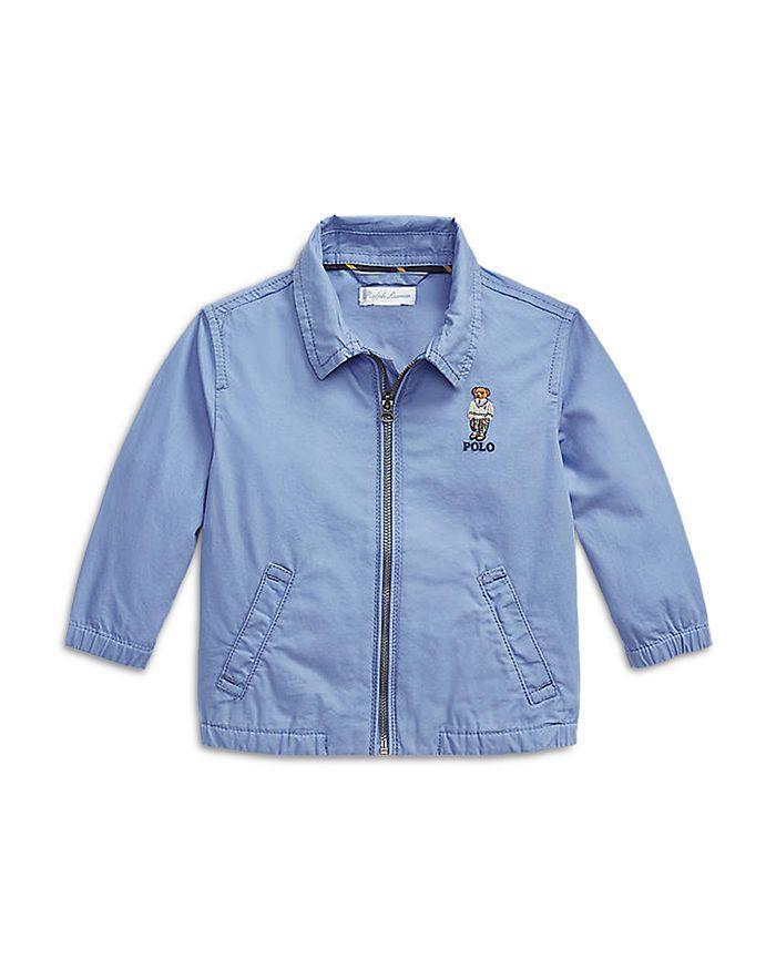 商品Ralph Lauren|Boys' Bayport Polo Bear Cotton Jacket - Baby,价格¥688,第3张图片详细描述