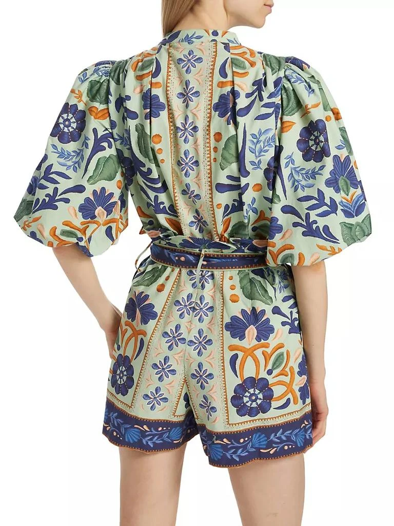 商品Farm Rio|Ocean Tapestry Suzani Romper,价格¥1054,第5张图片详细描述