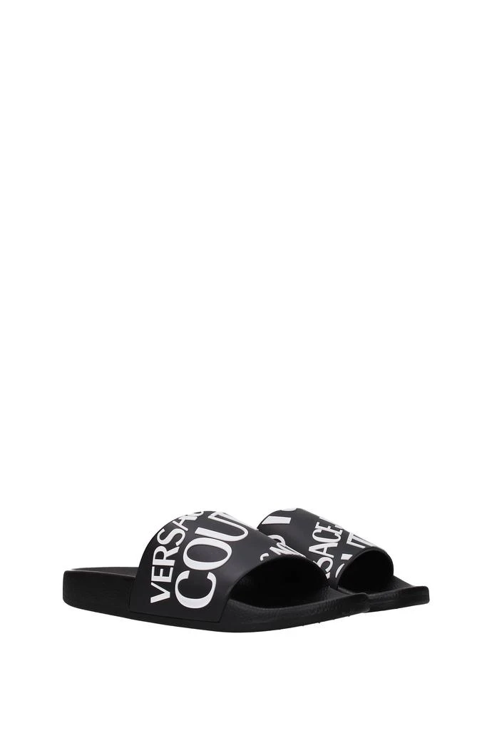 商品Versace|Slippers and clogs couture Rubber Black,价格¥323,第2张图片详细描述