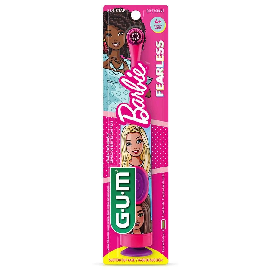 商品G-U-M|Barbie Kids Power Electric Toothbrush, Assorted Styles,价格¥50,第4张图片详细描述