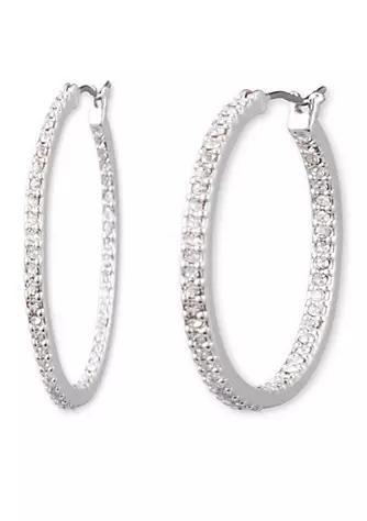 商品Ralph Lauren|Silver-Tone Hoop Earrings,价格¥261,第1张图片