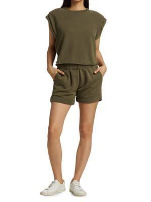 Rolled-Cuff Organic Cotton Shorts 商品