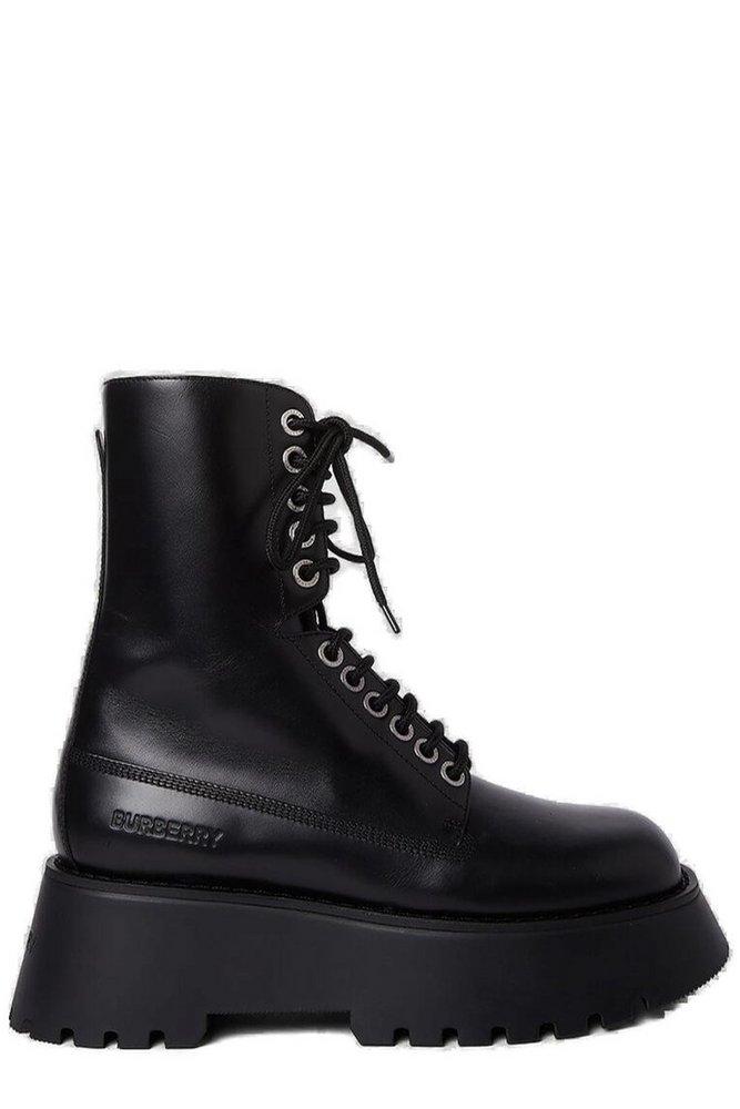 Burberry Mason Chunky Lace-Up Combat Boots商品第1张图片规格展示