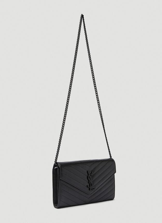 商品Yves Saint Laurent|Envelope Chain Wallet Shoulder Bag in Black,价格¥12072,第5张图片详细描述