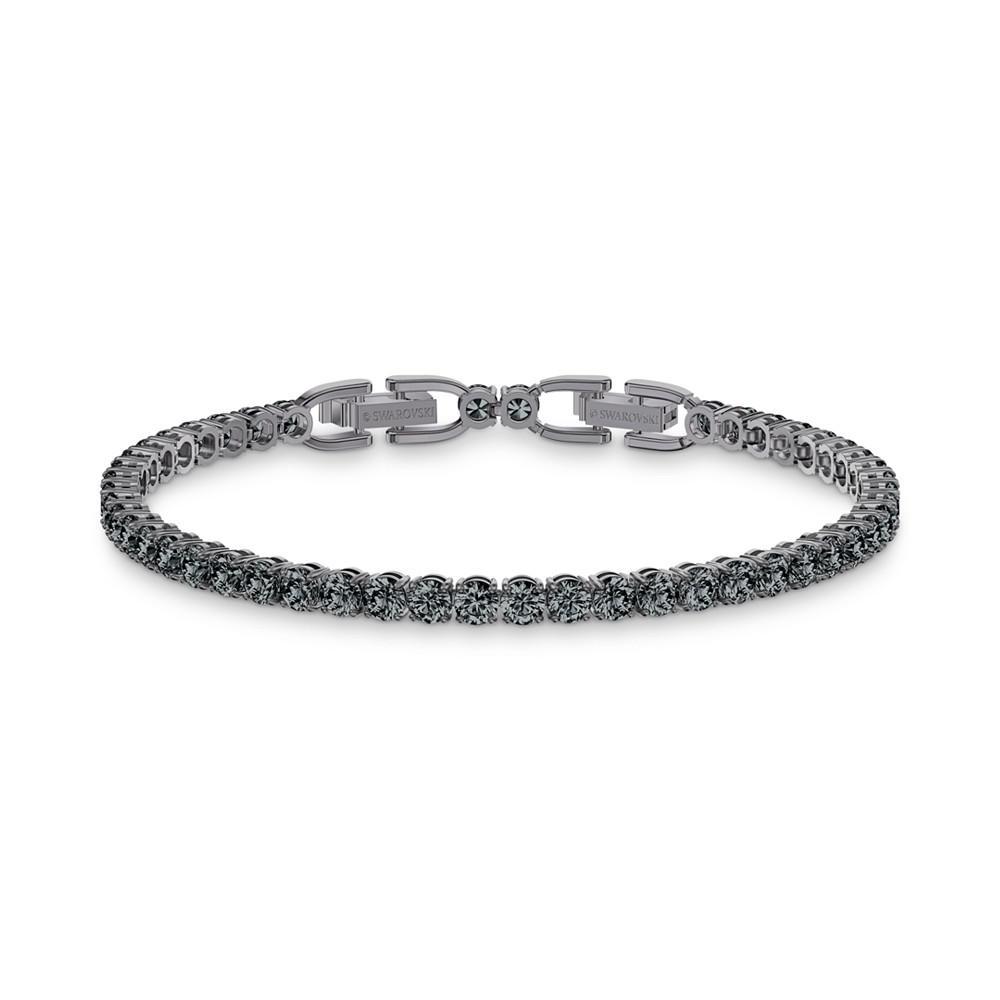 商品Swarovski|Unisex Hematite-Tone Crystal Tennis Bracelet,价格¥1457,第1张图片