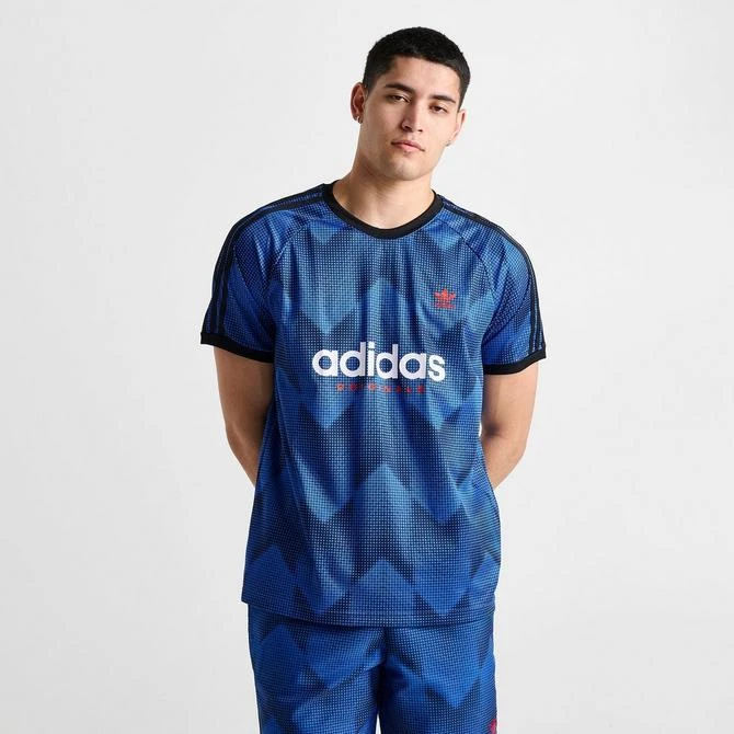 商品Adidas|Men's adidas Originals Soccer Inspired Allover Print T-Shirt,价格¥91,第3张图片详细描述