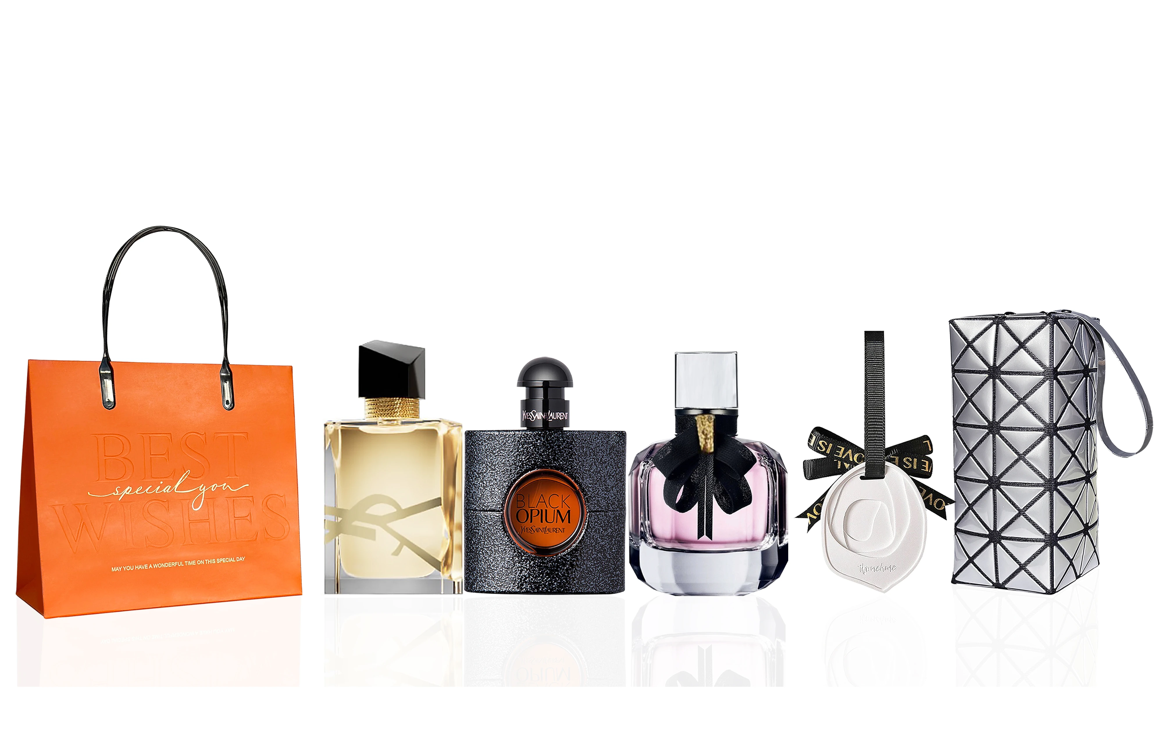 商品[国内直发] Yves Saint Laurent|YSL圣罗兰 自由之水 女士浓香水套装 香水EDP 香水+白石香薰+心想事橙礼袋,价格¥223,第3张图片详细描述