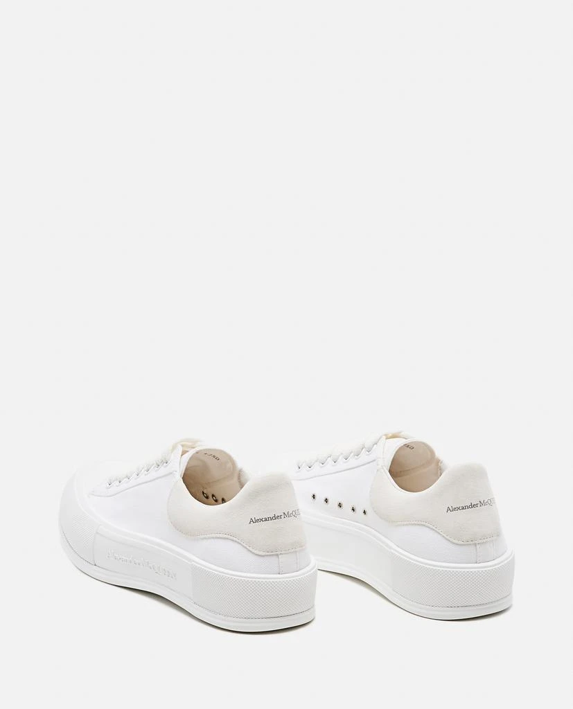 商品Alexander McQueen|PLIMSOLL DECK CANVAS SNEAKERS,价格¥3951,第3张图片详细描述