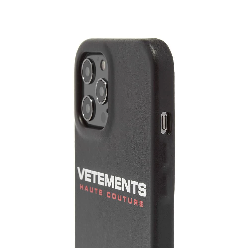 商品Vetements|VETEMENTS Logo Haute Couture iPhone 12 Pro Max Case,价格¥787,第2张图片详细描述