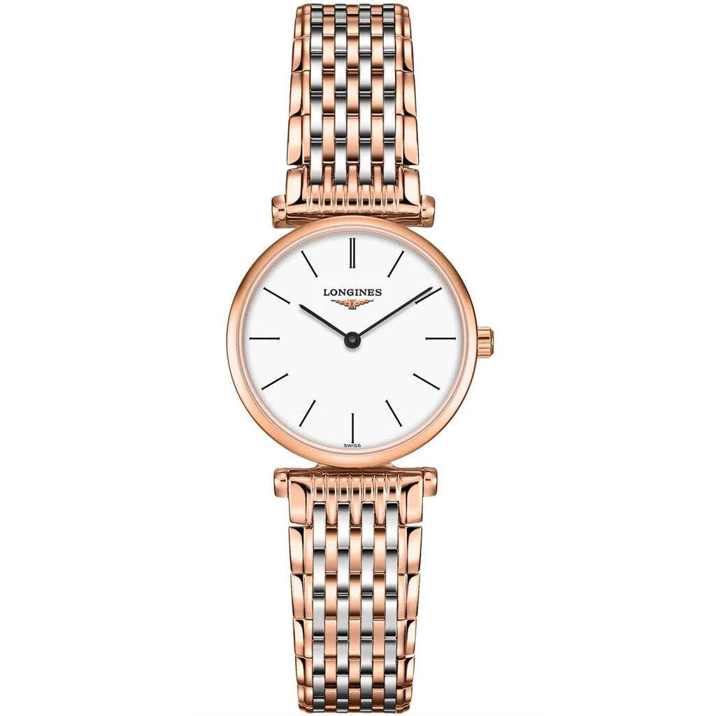 商品Longines|女式 La Grande Classique 瑞士石英钢表链 | L42091927,价格¥4941,第1张图片