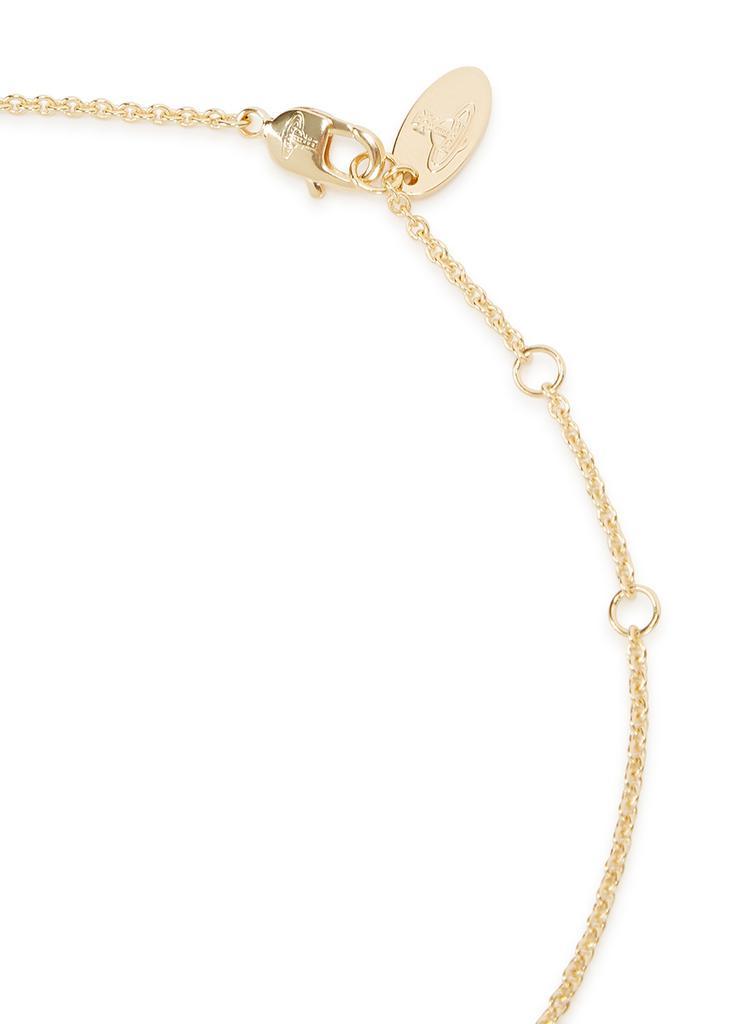 商品Vivienne Westwood|Hermine Bas Relief orb gold-tone necklace,价格¥873,第6张图片详细描述