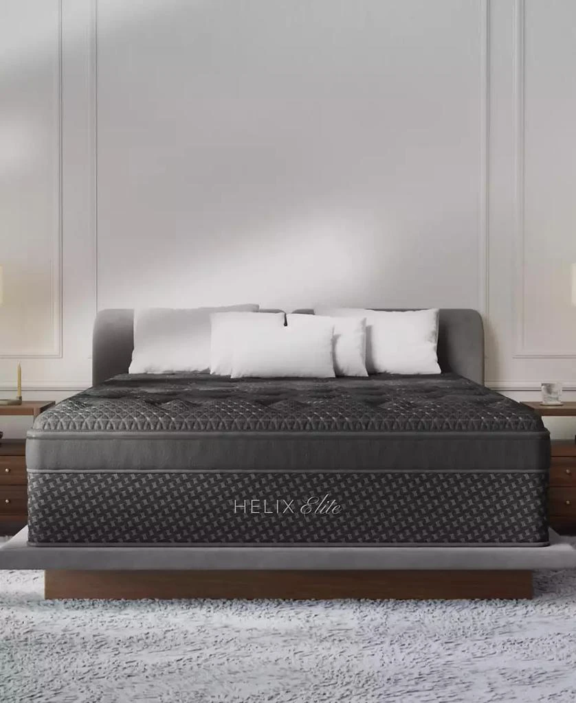 商品Brooklyn Bedding|Helix Midnight Elite 15" Medium Firm Euro Pillow Top Mattress -,价格¥33628,第1张图片