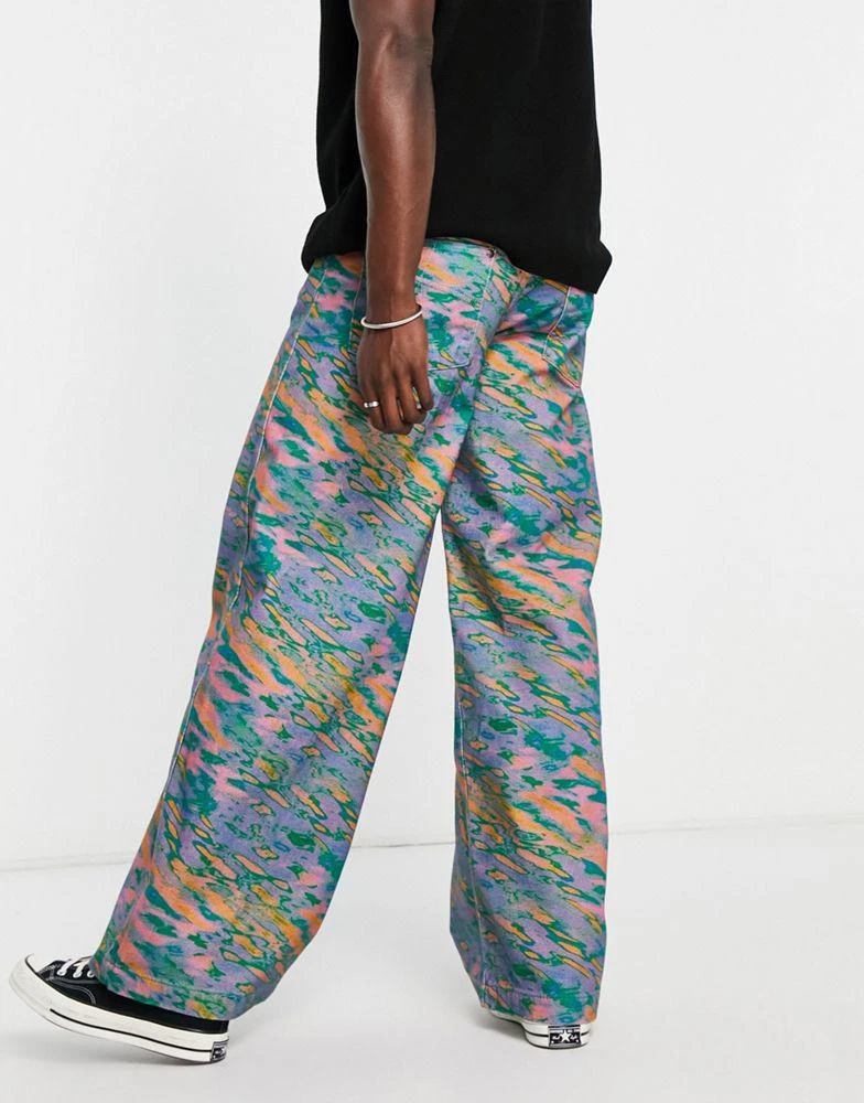 商品The Ragged Priest|The Ragged Priest creator print jeans in multi,价格¥349,第2张图片详细描述