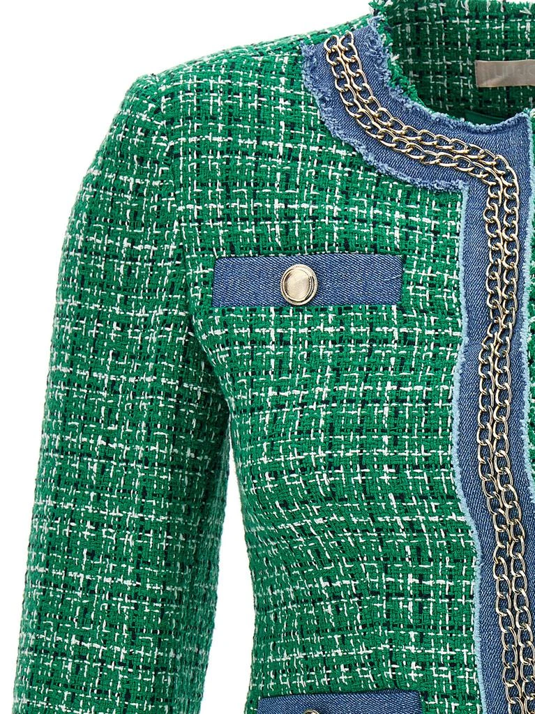商品LIU •JO|Liu-Jo Denim Bouclé Jacket,价格¥2446,第3张图片详细描述
