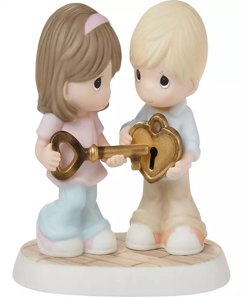 商品Precious Moments|222003 You Have The Key To My Heart Bisque Porcelain Figurine,价格¥767,第1张图片