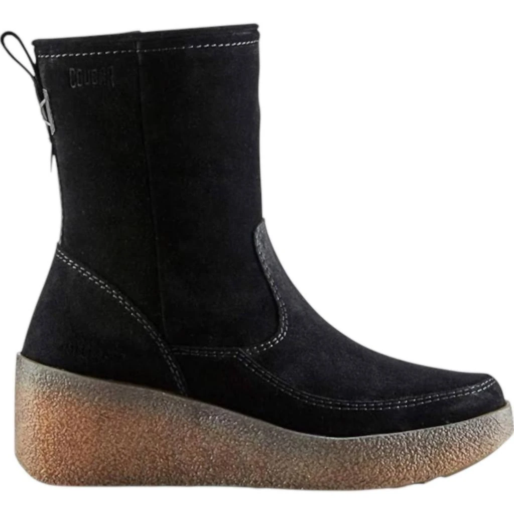 商品Cougar|Women's Devlin Boots In Black Suede,价格¥681,第2张图片详细描述