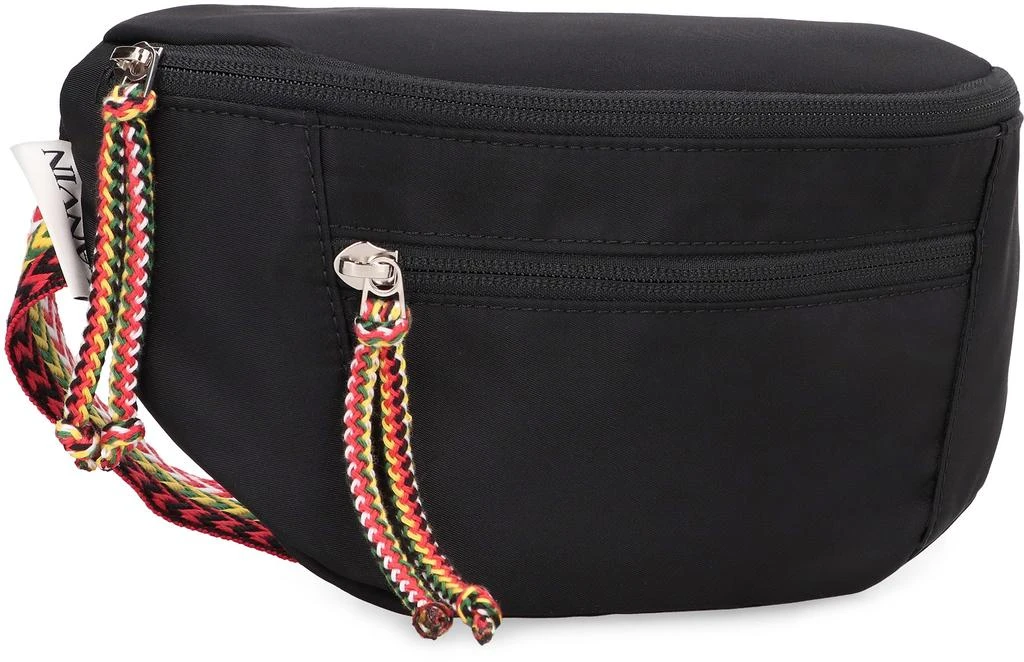 商品Lanvin|BLACK NYLON CURB BELT BAG,价格¥3870,第3张图片详细描述