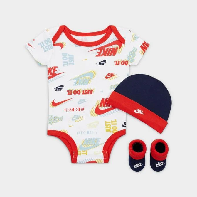 商品NIKE|Infant Nike Active Joy 3-Piece Bodysuit Box Set,价格¥76,第1张图片