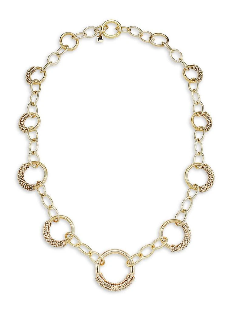 商品ROSANTICA|Circo Goldtone & Crystal Chain Necklace,价格¥1153,第1张图片
