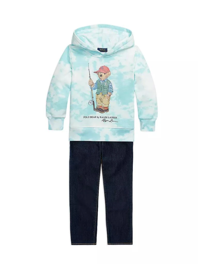 商品Ralph Lauren|Little Boy's &amp; Boy's Polo Bear Tie-Dye Hoodie,价格¥223,第2张图片详细描述