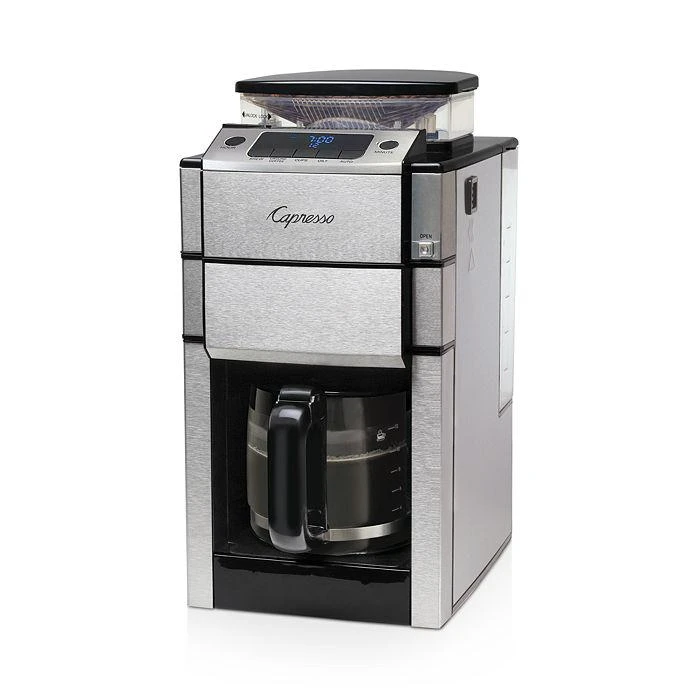 商品Capresso|Pro Plus Glass Coffeemaker and Grinder,价格¥1786,第1张图片