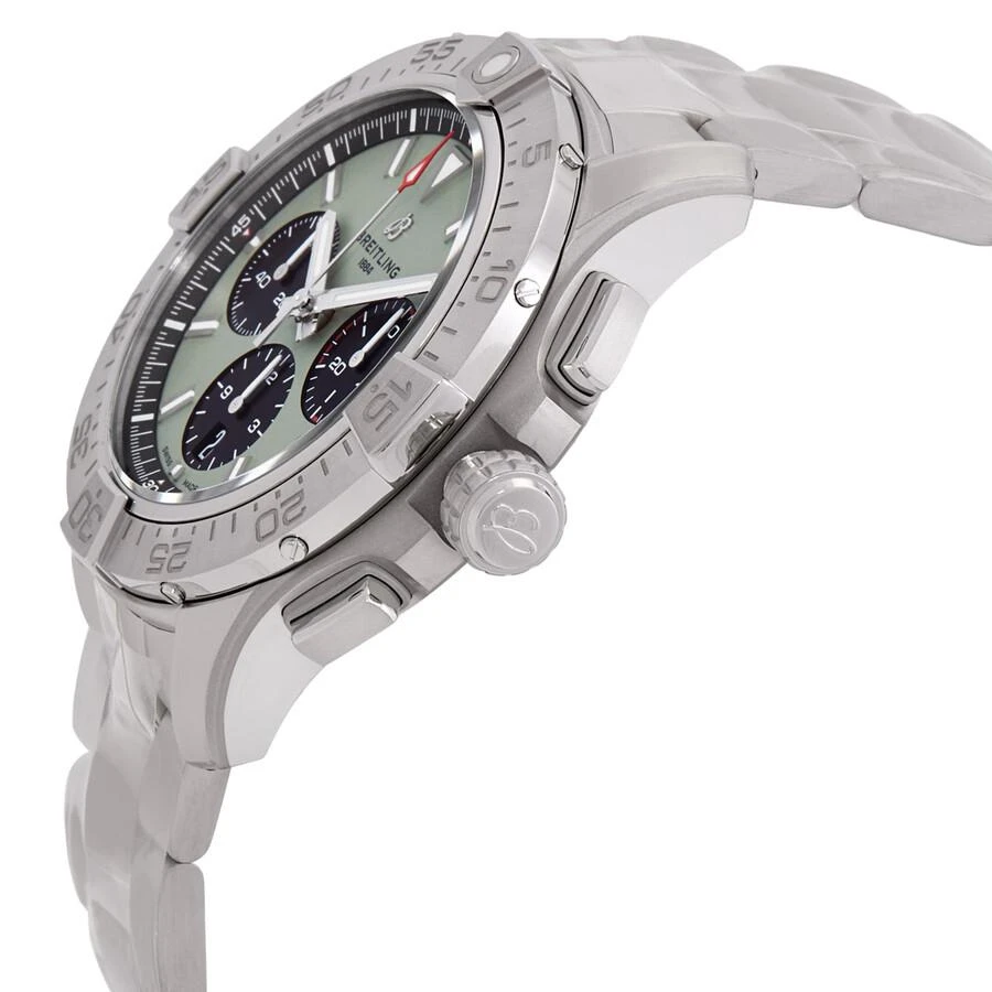 商品BREITLING|Breitling Avenger B01 44mm Chronograph Automatic Green Dial Men's Watch AB0147101L1A1,价格¥31449,第2张图片详细描述