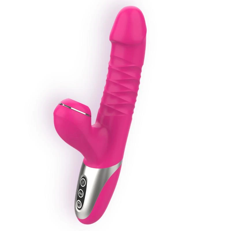 商品V For Vibes|G-Spot Dildo, Thrusting And Sucking Vibrator Abundantia Pink,价格¥749,第1张图片