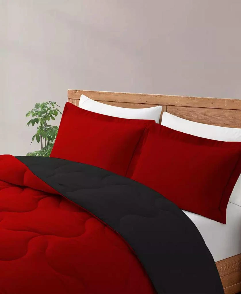 商品UNIKOME|Lightweight Quilted Reversible Down Alternative Comforter Set, 3 Piece,价格¥732,第2张图片详细描述