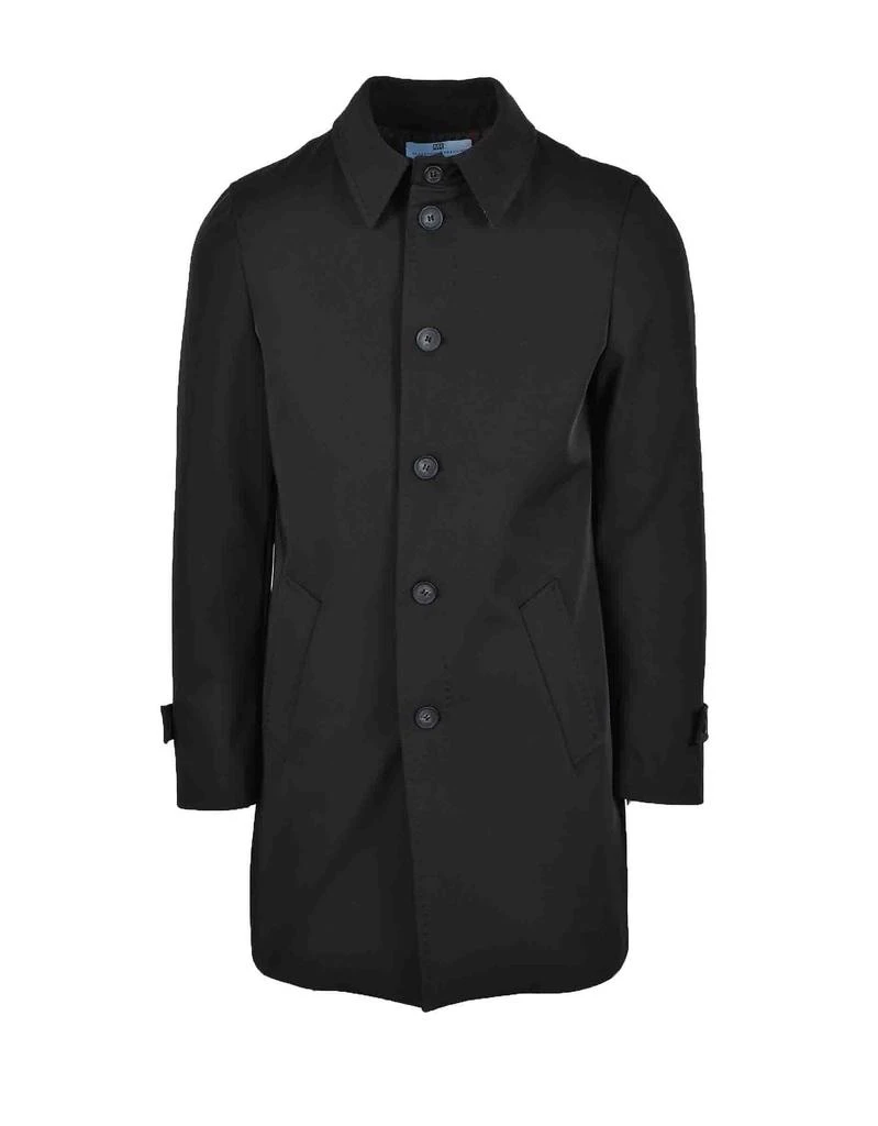 商品MASSIMO REBECCHI|Massimo Rebecchi Mens Black Trench Coat,价格¥2809,第1张图片