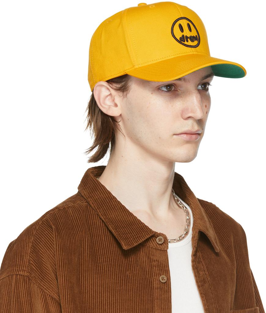 SSENSE Exclusive Yellow Painted Mascot Cap商品第2张图片规格展示