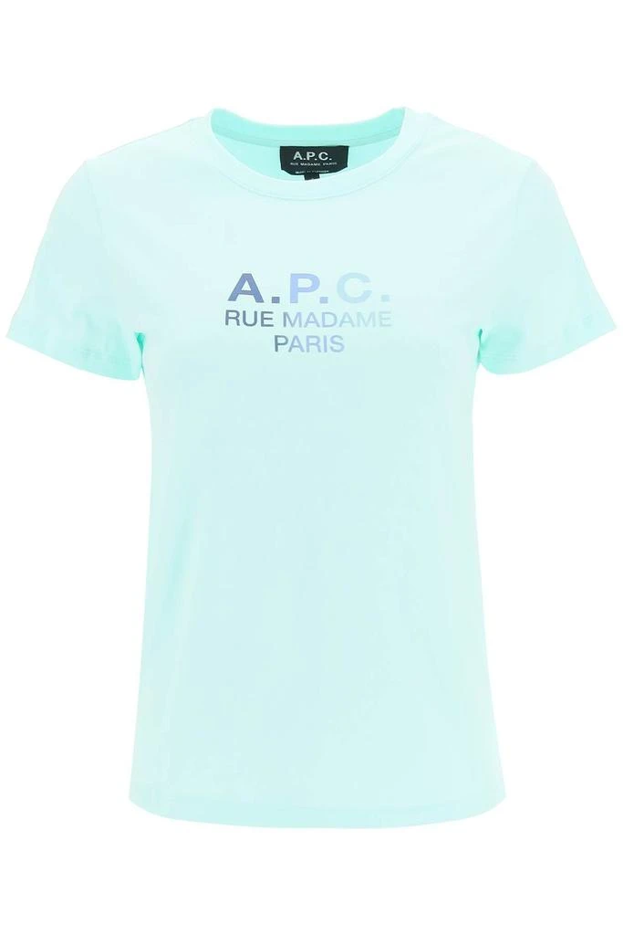 商品A.P.C.|A.P.C. T Shirt With Gradient Logo,价格¥340,第1张图片