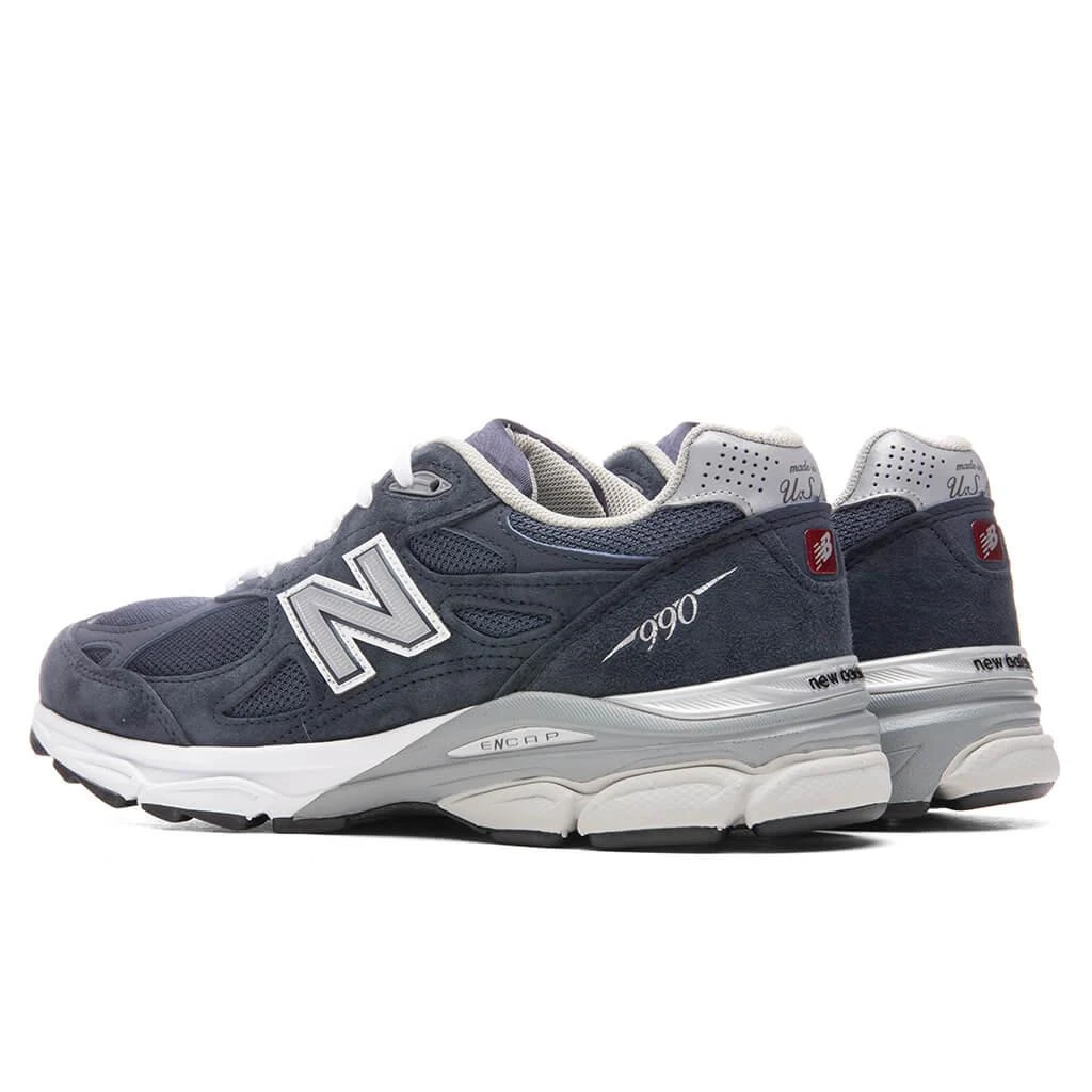 商品New Balance|990v3 - Navy/White,价格¥1055,第3张图片详细描述