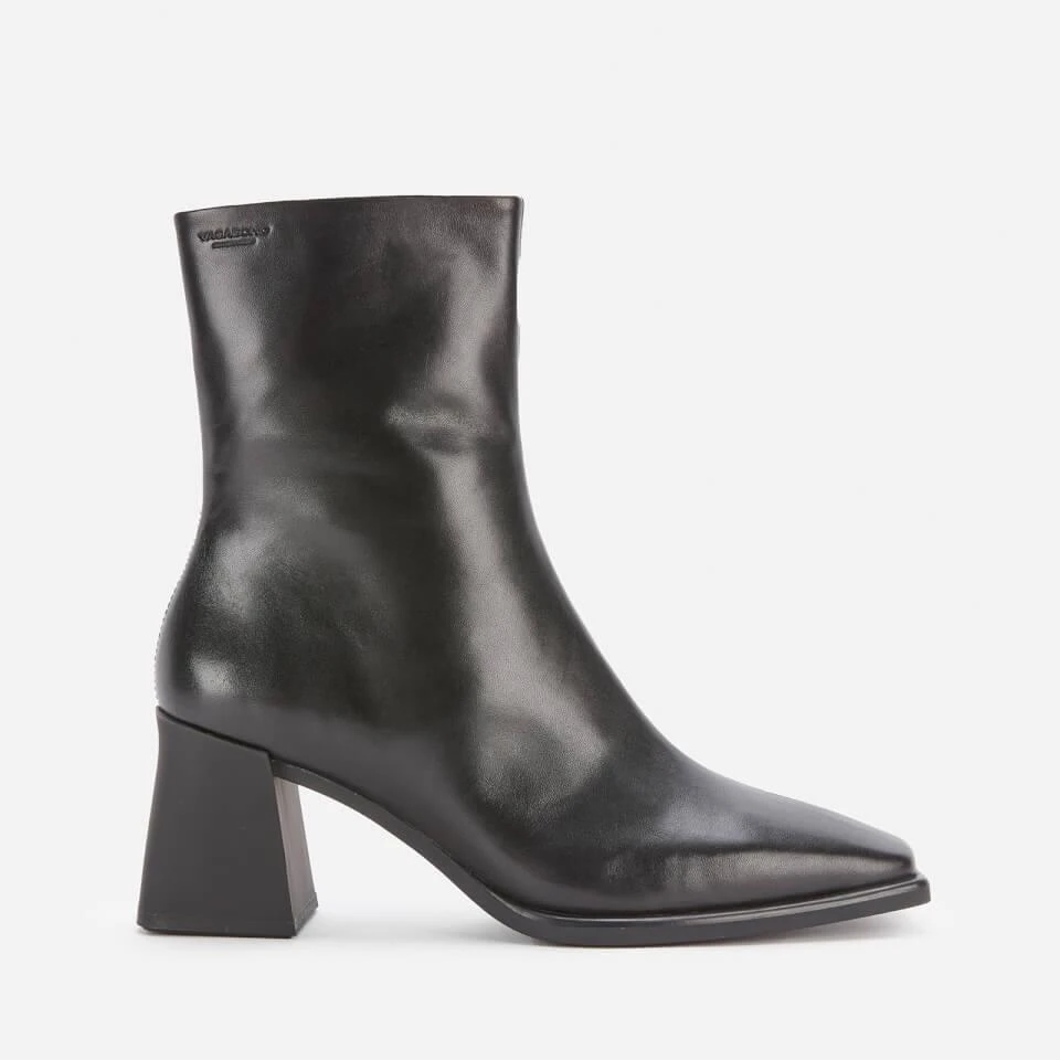 商品Vagabond|VAGABOND WOMEN'S HEDDA LEATHER HEELED BOOTS - BLACK,价格¥1019,第1张图片