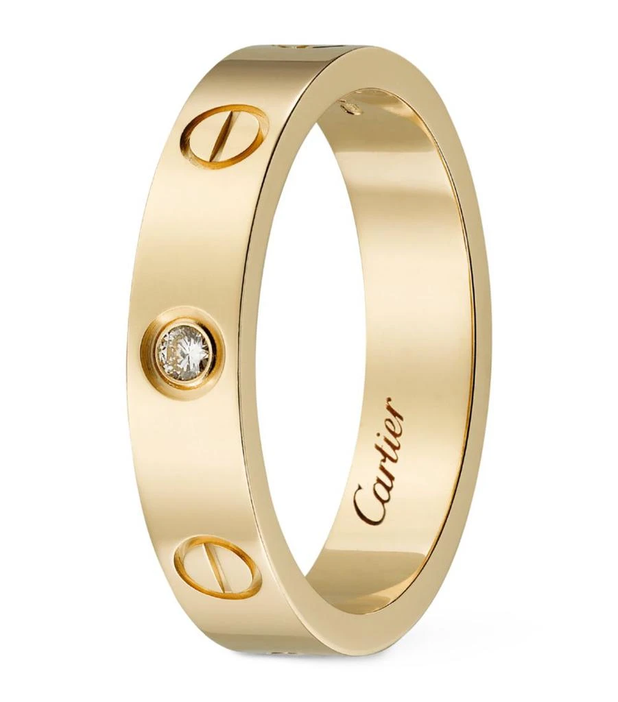商品Cartier|Yellow Gold and Diamond LOVE Wedding Band,价格¥23961,第4张图片详细描述