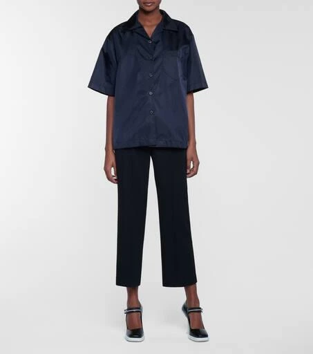 商品Prada|Re-Nylon gabardine shirt,价格¥7004,第2张图片详细描述