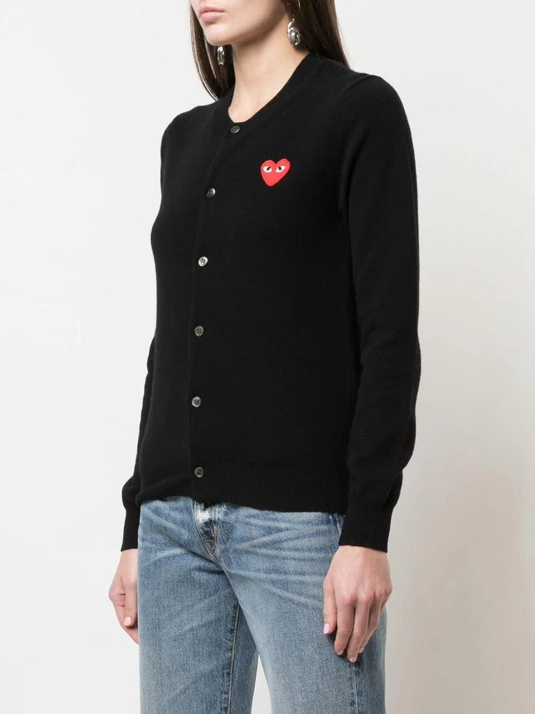 商品Comme des Garcons|COMME DES GARCONS PLAY WOMEN RED HEART CARDIGAN,价格¥1093,第1张图片