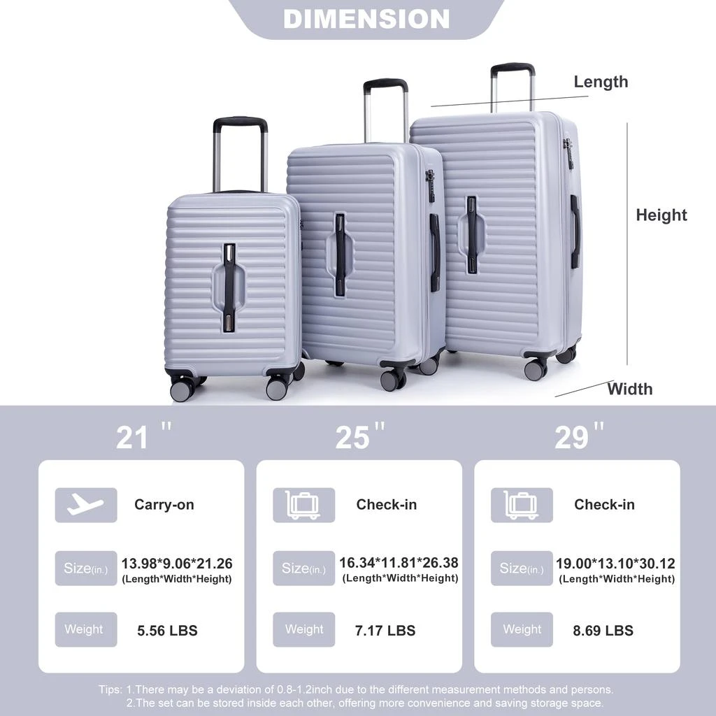 商品Streamdale Furniture|Streamdale Dopamine Luggage Transform Your Trips with Happiness and Functionality,价格¥1201,第5张图片详细描述