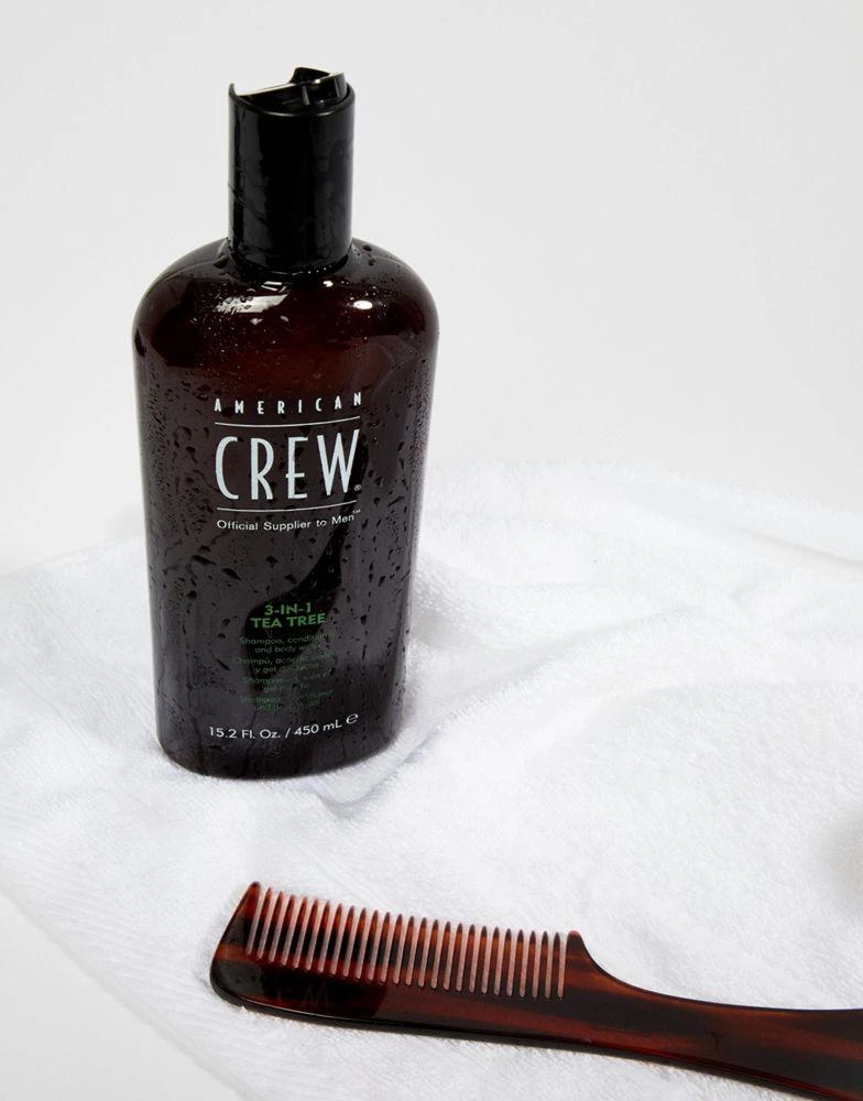 商品American Crew|American Crew Classic 3 in 1 Tea Tree Shampoo & Conditioner & body wash 450ml,价格¥164,第2张图片详细描述