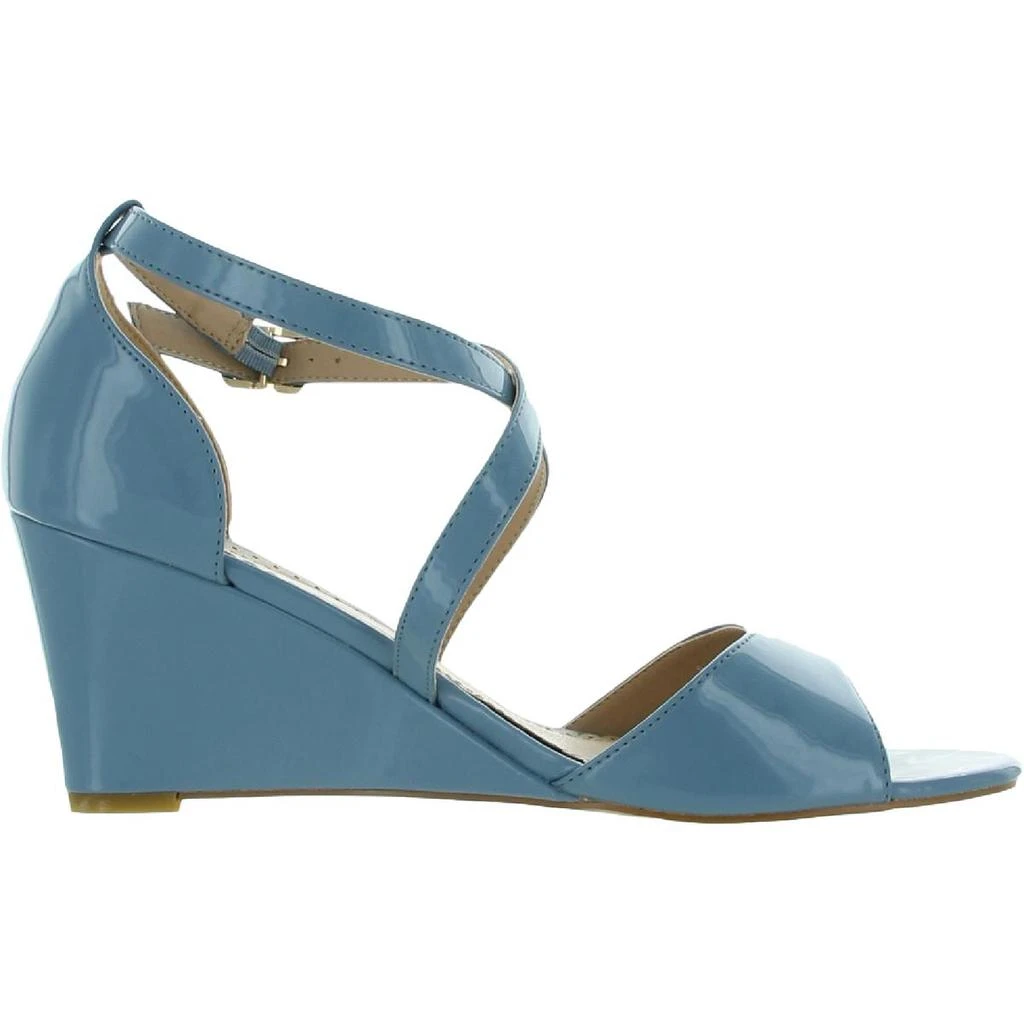 商品Journee Collection|Journee Collection Womens Stacey Patent Open-Toe Wedge Sandals,价格¥85,第3张图片详细描述