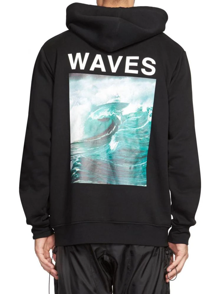 商品Marcelo Burlon|Waves Hooded 卫衣,价格¥1182,第2张图片详细描述