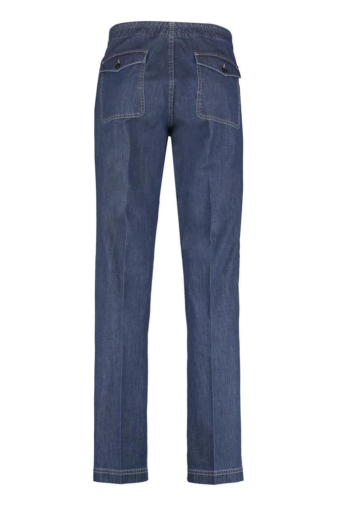 商品Zegna|Z Zegna Button Detailed Straight Leg Jeans,价格¥696,第2张图片详细描述